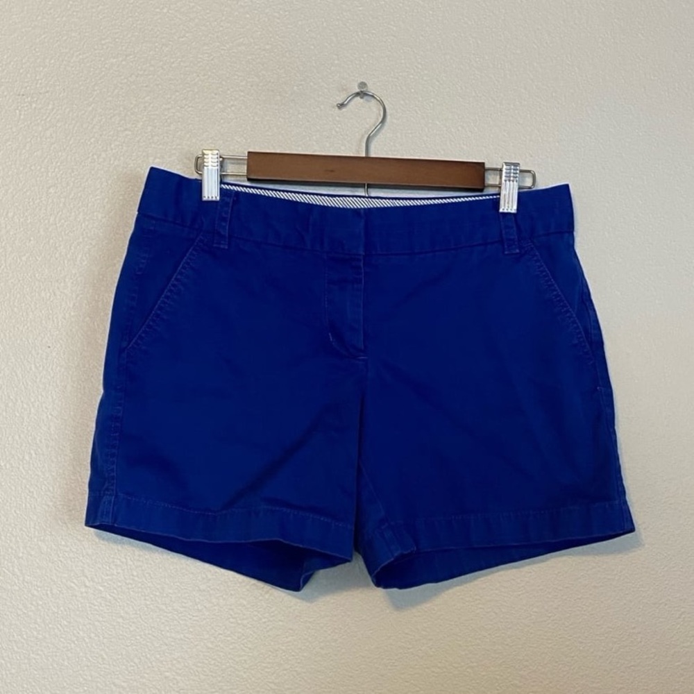 J Crew Blue Chino Shorts